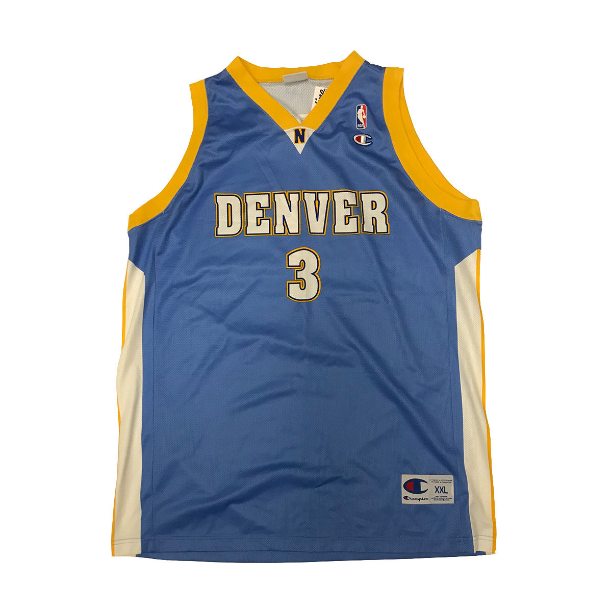 Iverson throwback nuggets clearance jersey