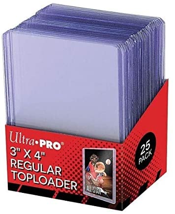 Ultra Pro Toploaders 3x4 Clear Regular ct25