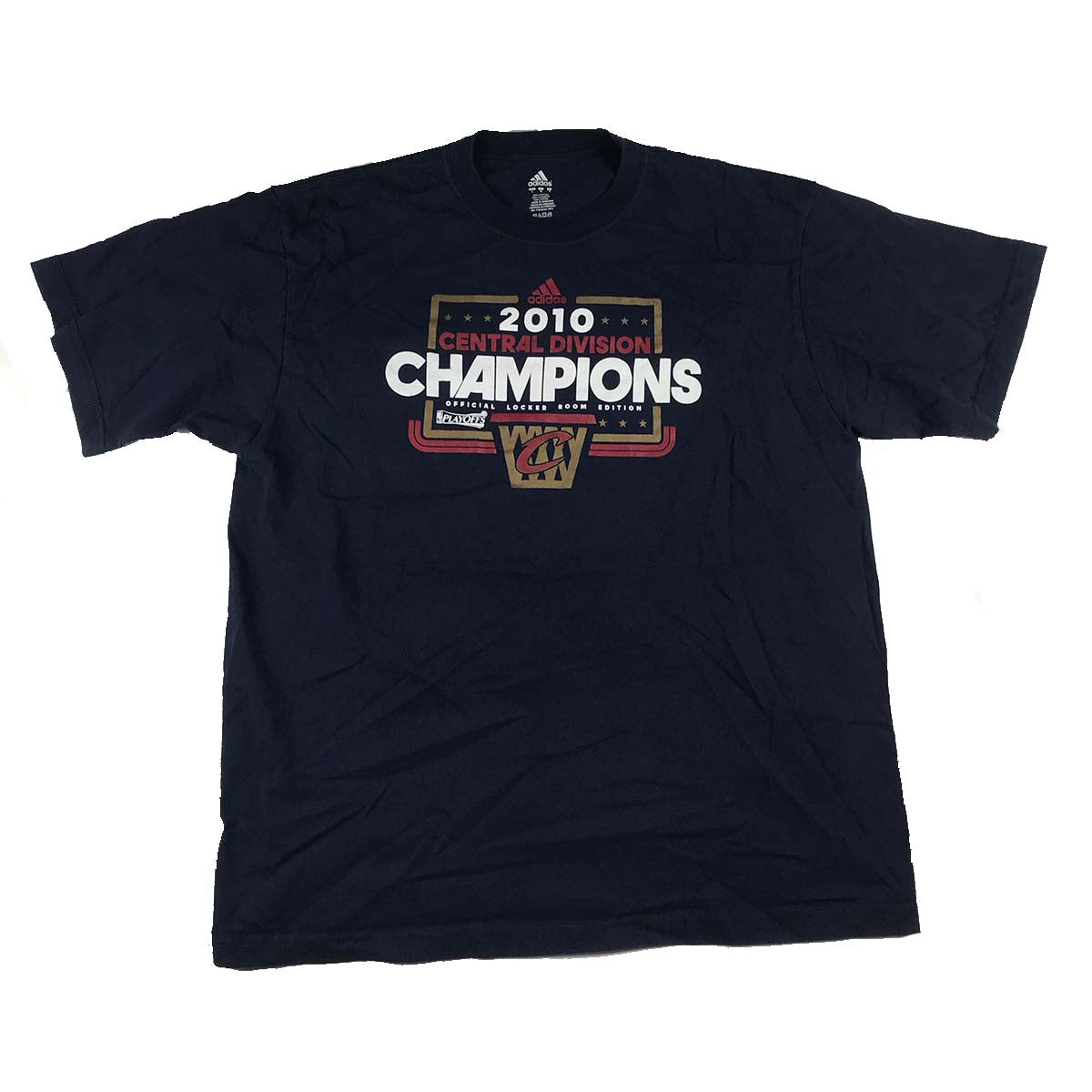 Cleveland Cavaliers 2010 Central Division Champions Tshirt L