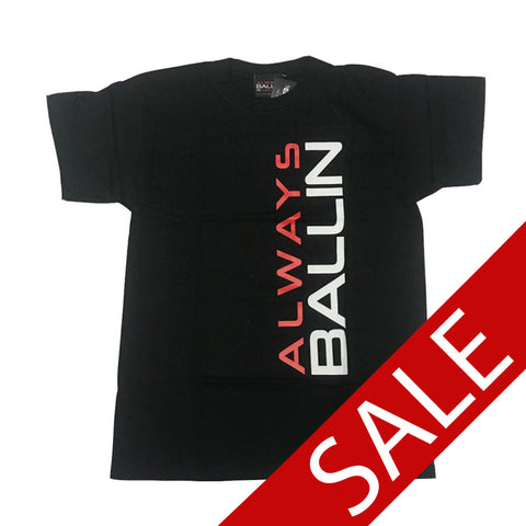 Always Ballin Vertical AB T-shirt Black