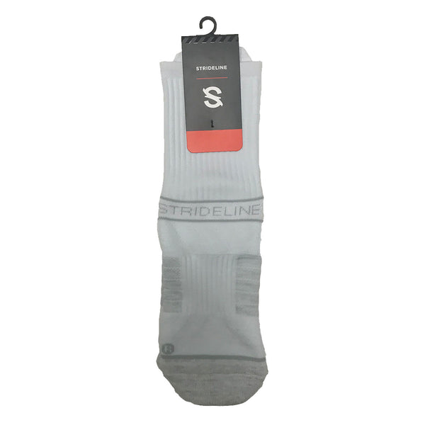 Strideline socks mid white