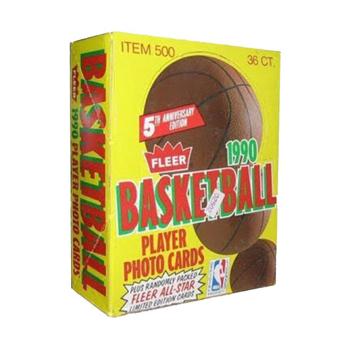 1990 Fleer Basketball Card BL pack