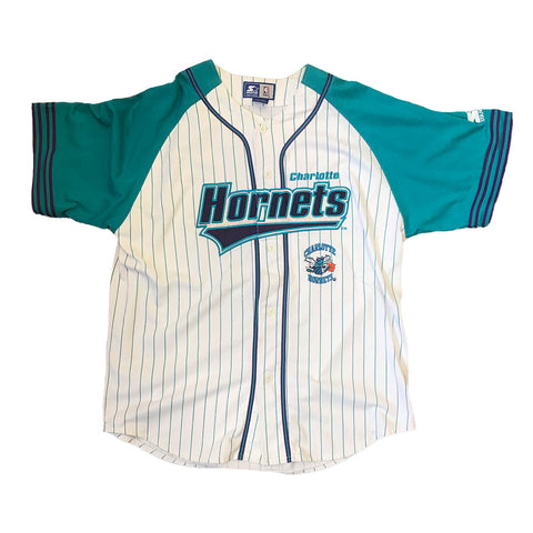 Charlotte Hornets Baseball Starter Warmup Jersey XL