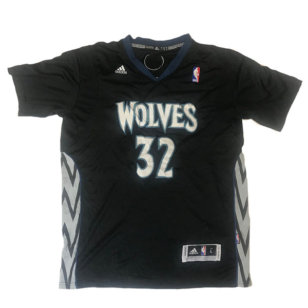 Minnesota Timberwolves Karl Anthony Towns Sleeved Jersey L