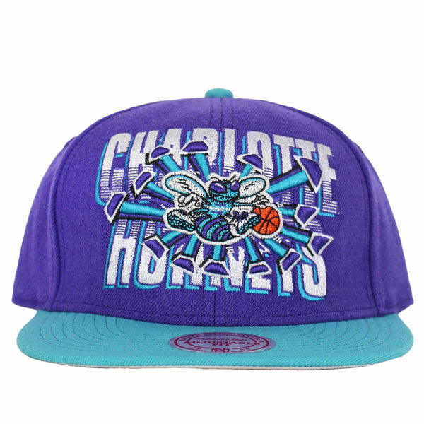 Charlotte hornets SnapBack cap purple M&N OS