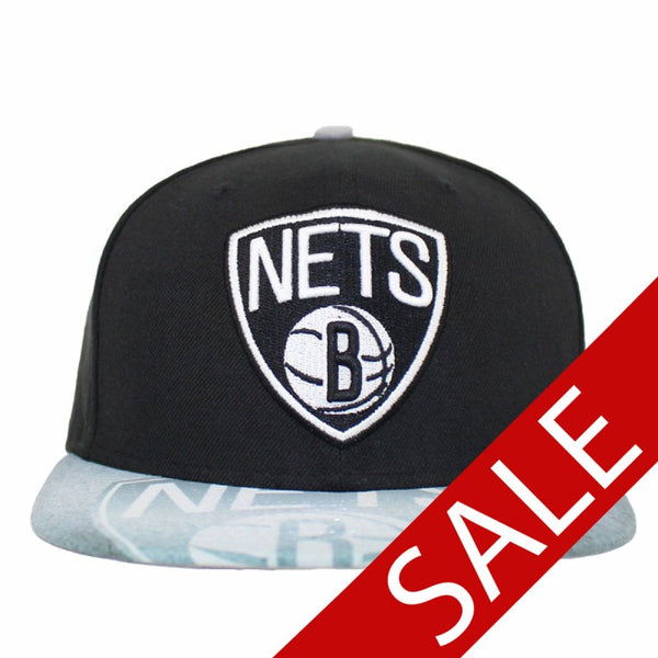 Brooklyn nets fitted cap black new era