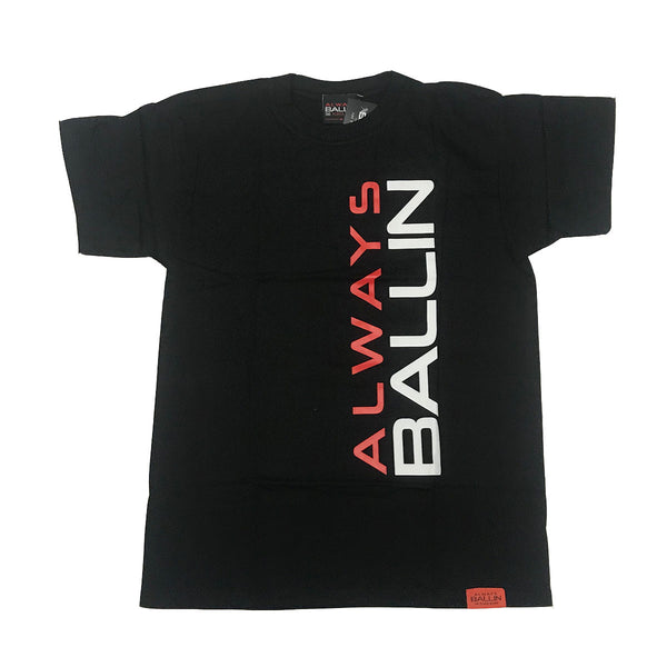 Always Ballin Vertical AB T-shirt Black