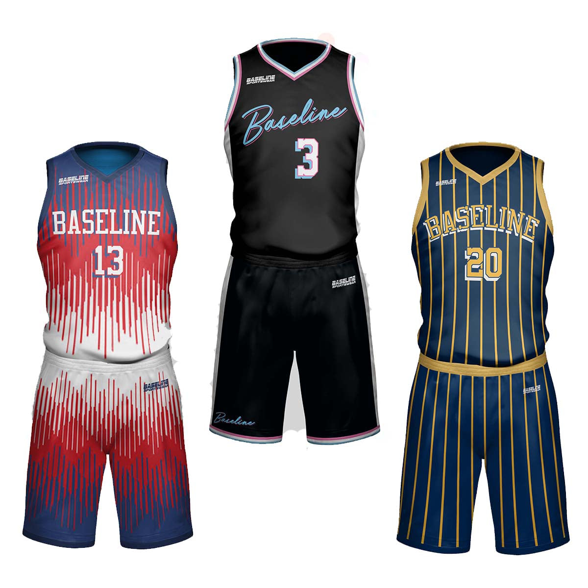 Baseline Sportswear Custom Set of 12 Team Kit