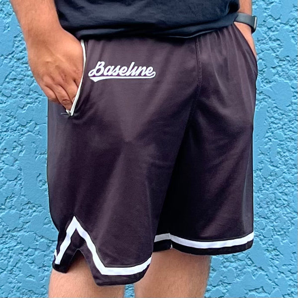 Baseline Zip Pocket Basketball Shorts